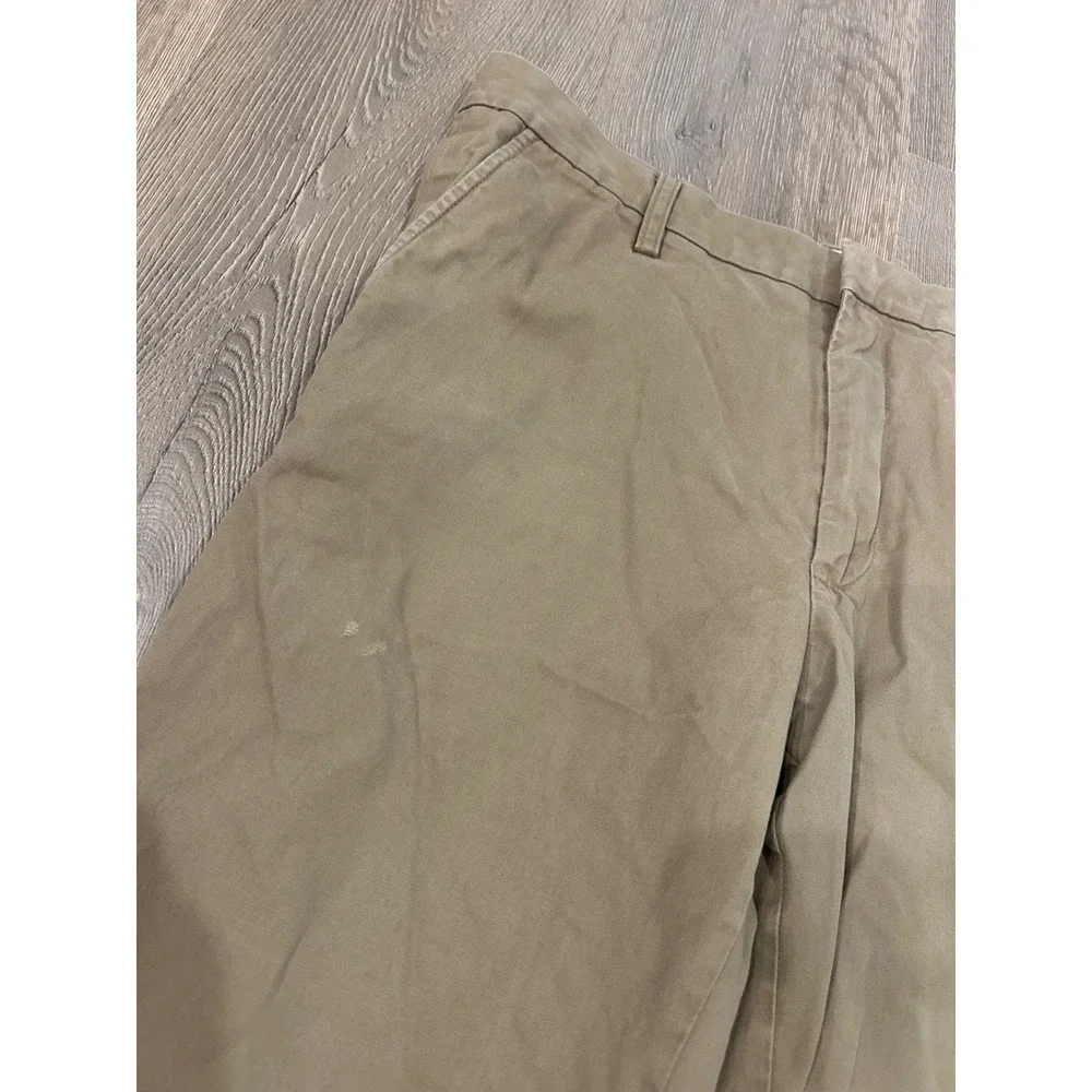 Banana Republic‎ Dawson Chino Mens 33x34 Khaki Tan Cotton Straight Leg Pants